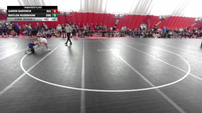 12U Boys - 82 lbs Cons. Round 3 - Aaron Bartnick, Team Nazar Training Center vs Waylon Rozeboom, Stoughton Viking Wrestling Club