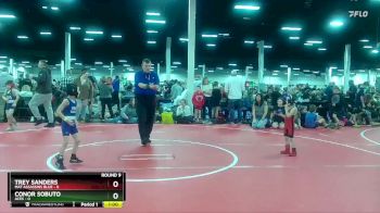 40 lbs Round 9 (10 Team) - Trey Sanders, Mat Assassins Blue vs Conor Sobuto, ACES