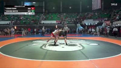 5A 215 lbs 3rd Place Match - Logan Duke, A P Brewer High School vs Kolten Motte, Hayden