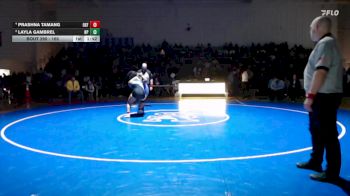165 lbs 1st Place Match - Prashna Tamang, Oxford vs Layla Gambrel, North Pontotoc High School