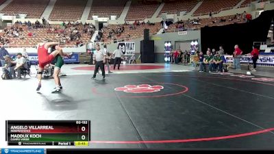 D2-132 lbs Cons. Round 1 - Maddux Koch, Campo Verde vs Angelo Villarreal, Independence