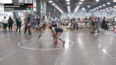 128 lbs Round 3 (12pm Friday) - Victoria Lu, Misfits vs Grace Overstreet, Lady Rangers