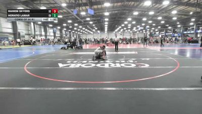 132 lbs Consi Of 64 #1 - Rahiem Skyers, SC vs Horatio Lamar, GA