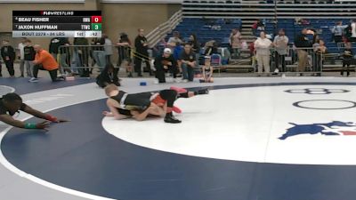 84 lbs Semis - Beau Fisher, Hurricane Wrestling Academy vs Jaxon Huffman, Team Tulsa Wrestling Club