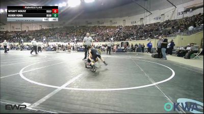 64 lbs Consi Of 8 #2 - Wyatt Holtz, Wagoner Takedown Club vs Koen King, Miami