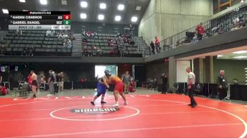 285 lbs Cons. Round 2 - Kaiden Cisneros, Arizona Christian University vs Gabriel Rangel, Westcliff