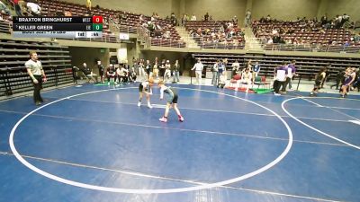 78 lbs 2nd Place Match - Keller Green, East Idaho Elite vs Braxton Bringhurst, Westlake