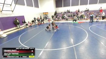 67-71 lbs Round 2 - Frankie Pratt, Salt Flats Wrestling Club vs Skai`Lea Takitaki, Westlake