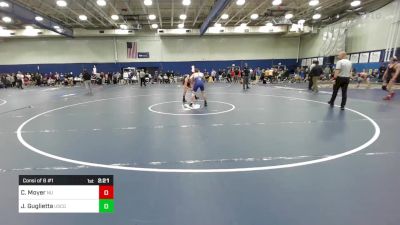 133 lbs Consi Of 8 #1 - Carver Moyer, Norwich vs Jason Guglietta, Coast Guard