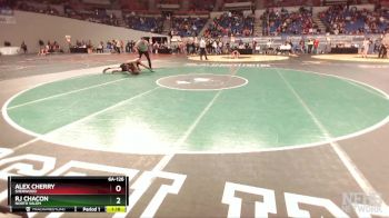 6A-126 lbs Champ. Round 1 - RJ Chacon, North Salem vs Alex Cherry, Sherwood