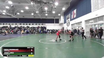 165 lbs Cons. Round 2 - Diego Rodriguez, Santa Ana vs Aiden Linka, Calabasas