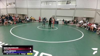 105 lbs Round 2 (4 Team) - Skye Neugebauer, Arkansas vs Alicia Kenfack, North Dakota