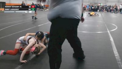 44 lbs Semis & 1st Wrestleback (8 Team) - Emmy Lashaway, Empyre WC vs Keenoy Ratsamy Jr., Mitten Mayhem