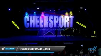 Famous Superstars - GOLD [2021 L6 Senior Coed - XSmall Day 2] 2021 CHEERSPORT National Cheerleading Championship