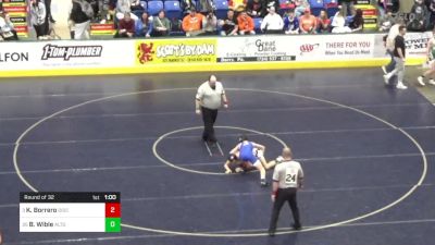 124 lbs Round Of 32 - Kamdyn Borrero, Diocese Of Erie vs Brayden Wible, Altoona