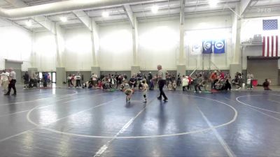 36 lbs Quarterfinal - Calvin McCoy, Charger Wrestling Club vs Knox Beebe, Iron County Wrestling Academy