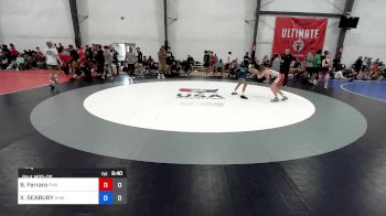 43 kg Rr Rnd 2 - Bennett Ferraro, Felix Wrestling Academy vs XAVIER SEABURY, Vougar's Honors Wrestling Black