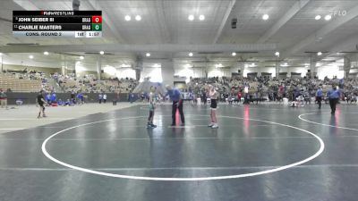 75 lbs Cons. Round 2 - Charlie Masters, Williamson Co Wrestling Club vs John Seiber Iii, White Buffalo Wrestling Academy