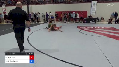 79 kg Round Of 64 - Joshua Roe, Blue Chip WC vs Zeb Gnida, Dubuque Wrestling Club