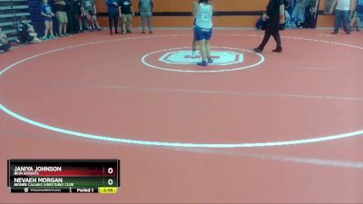 180-200 lbs Semifinal - Nevaeh Morgan, Higher Calling Wrestling Club vs Janiya Johnson, Iron Knights