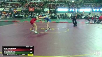 G - 100 lbs Cons. Round 5 - Evelyn Arciga, Lockwood Girls vs Jaelynn Nace, Columbia Falls Girls