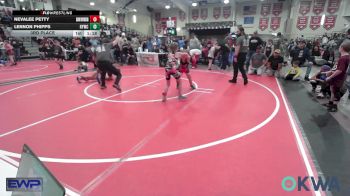 52-57 lbs 3rd Place - Nevalee Petty, Skiatook Youth Wrestling vs Lennon Phipps, Hilldale Youth Wrestling Club