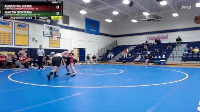 285 lbs Round 2 (6 Team) - Augustus Johns, Labette Community College vs Martin Renteria, Northeastern Junior College