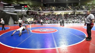 106-5A Semifinal - Cael Powers, Jackson County vs Kymani Tinsley, Seckinger