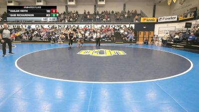 165 lbs Semifinal - Sam Richardson, McKendree vs Kailan Keith, Thomas More