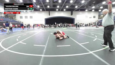 149 lbs 3rd Place Match - Kolton Malone, Southern Oregon vs Jonathan Chang, Campbell University