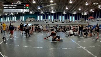 132 lbs Round 3 (4 Team) - Bruce Mesango, Beebe Trained Silver vs Matheo Cisneros, Funky Monkey