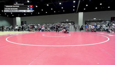 165 lbs Cons. Round 3 - Graham Kilpper, TX vs Colten McGuire, MO