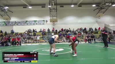 180 lbs Semifinal - Kinsey Konrad, Cerritos College vs Shanaria Killebrew, Bakersfield College