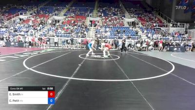 160 lbs Cons 64 #1 - Ethan Smith, Indiana vs Charles Petit, Minnesota
