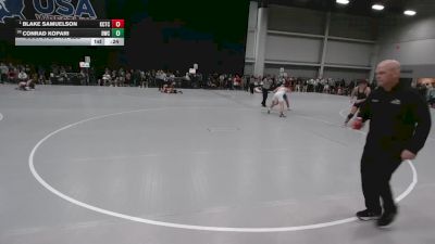 157 lbs Cons. Rd Of 32 - Blake Samuelson, Kansas City Training Center vs Conrad Kopari, Dickinson Wrestling Club