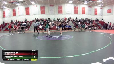 120 lbs Champ. Round 1 - Shannon Wertman, Cloverleaf vs Nadiya Turner, Perry (Massillon)