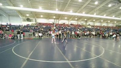 56-62 lbs Semifinal - Ruby Bigelow, Charger Wrestling Club vs Hattie Berglund, Sanderson Wrestling Academy