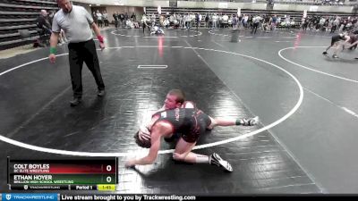 119 lbs Cons. Round 3 - Colt Boyles, DC Elite Wrestling vs Ethan Hoyer, Brillion High School Wrestling