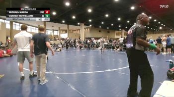 126 lbs Cons. Round 5 - Conner McWilliams, Holy Cross vs Michael Madda, Level Up Wrestling Center