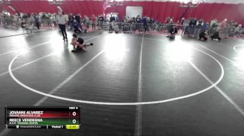 97 lbs Cons. Round 3 - Reece Vendegna, B.A.M. Training Center vs Jovanni Alvarez, Ringers Wrestling Club