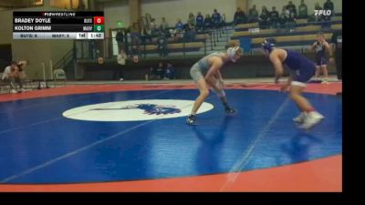 138 lbs Kolton Grimm, Bismarck St Mary`s vs Bradey Doyle, Butte