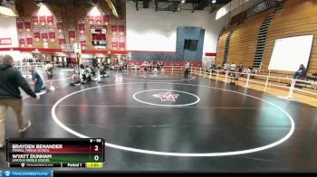 98 lbs Champ. Round 1 - Trenton Oakley, Lander Middle School vs Tell Edeler, Greybull MS