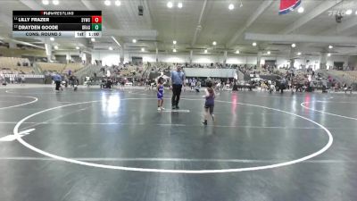 50 lbs Cons. Round 2 - Lilly Frazer, Seymour Youth Wrestling Club vs Drayden Goode, Higher Calling Wrestling
