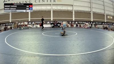 113 lbs Jeremy Carver, Indiana Gold vs Brody Ashley, Michigan Blue