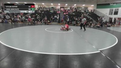 144 lbs Quarterfinal - Kylan Ooton, Tuttle vs Odin Anschutz, The Best Wrestler