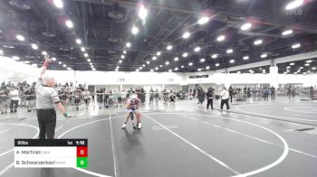 90 lbs Semifinal - Achilles Martinez, Grindhouse WC vs Braden Schwarzenbach, Mantanona TC