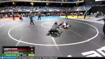 5A - 138 lbs Cons. Round 2 - Autumn Alvarez, Corpus Christi Veterans Memorial vs London Woods, Salado