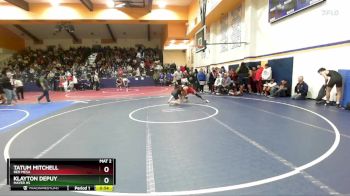 144 lbs Cons. Quarter - Klayton Depuy, Mayer HS vs Tatum Mitchell, Red Mesa