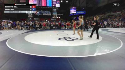 130 lbs Cons. Rd Of 64 - Sussette Bell, CA vs Emma Rial, CT
