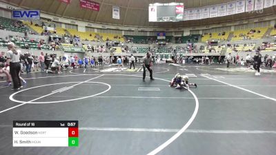 58 lbs Round Of 16 - Wyatt Goodson, North DeSoto Wrestling Academy vs Hawkins Smith, Mountain Home Flyers Youth Wrestling Club